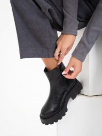 Ботинки ISSA Plus модель OB2-123_black. Фото