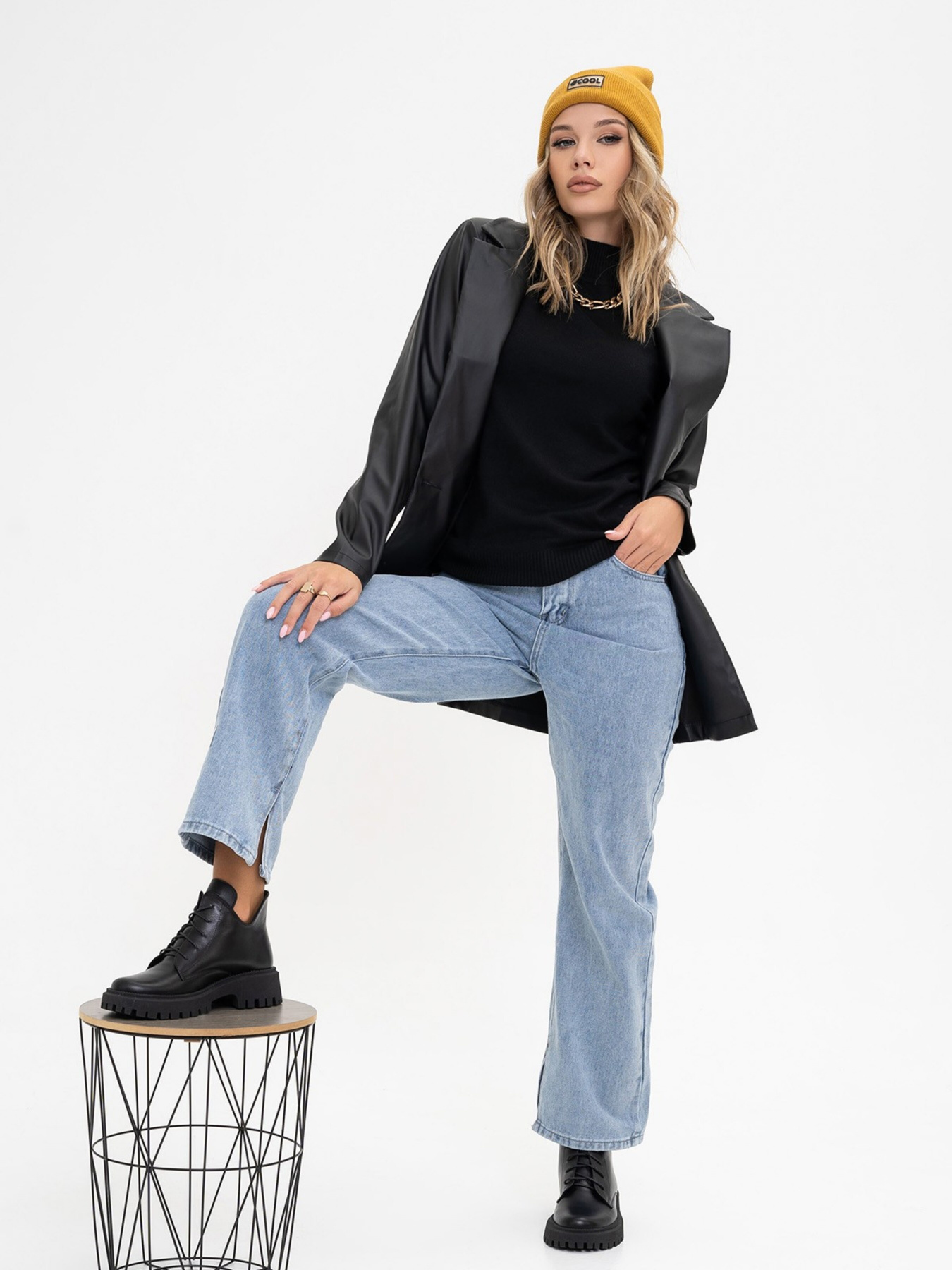 Черевики ISSA Plus модель OB2-124_black. Фото