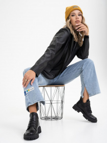 Черевики ISSA Plus модель OB2-124_black. Фото