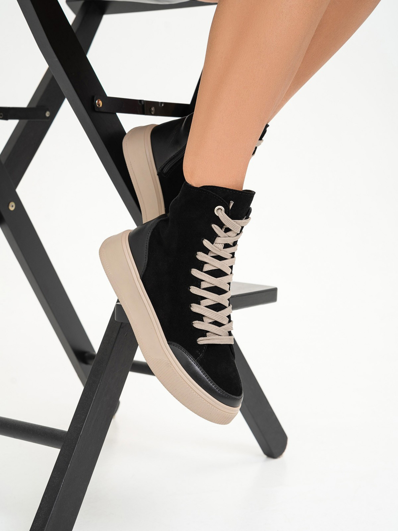 Ботинки ISSA Plus модель OB2-125_black. Фото