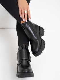 Черевики ISSA Plus модель OB2-127_black. Черевики ISSA Plus модель OB2-127_black. Фото