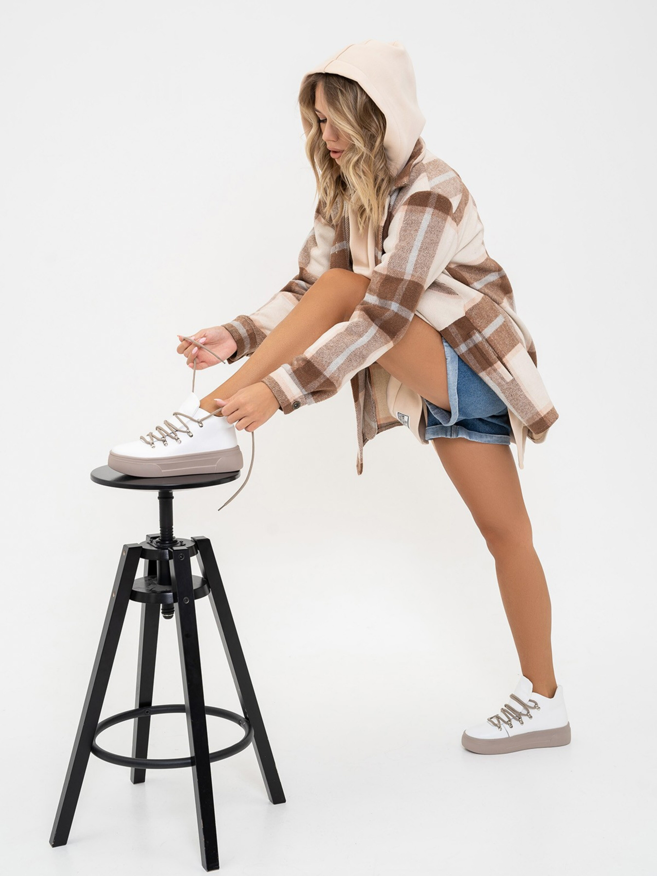 Ботинки ISSA Plus модель OB2-128_white. Фото