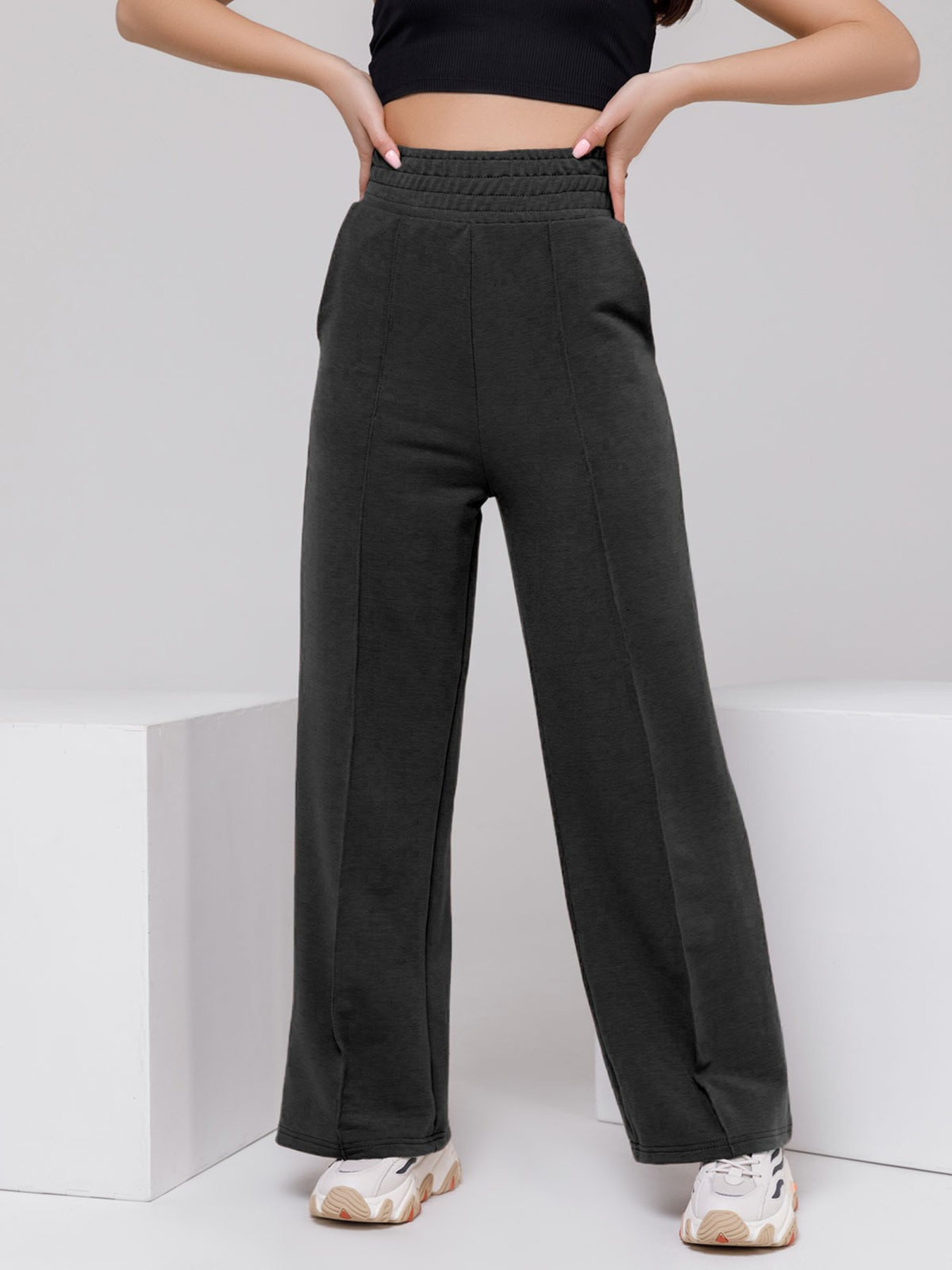 Штаны спортивные ISSA Plus модель 12312A_darkgray Фото