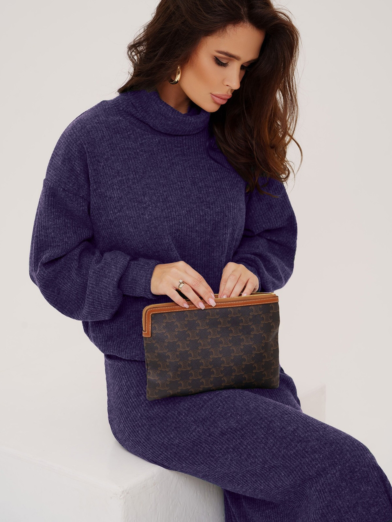 Костюм ISSA Plus модель 13557_blue Фото