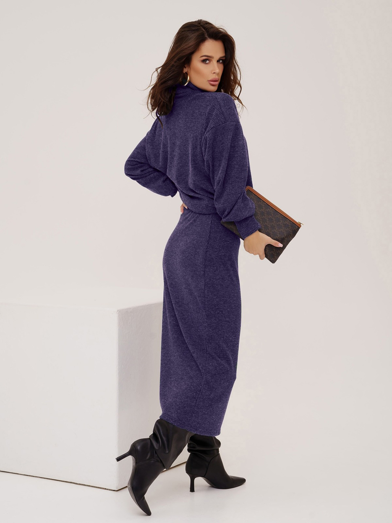 Повседневный костюм ISSA Plus модель 13557_blue Повседневный костюм ISSA Plus модель 13557_blue Фото