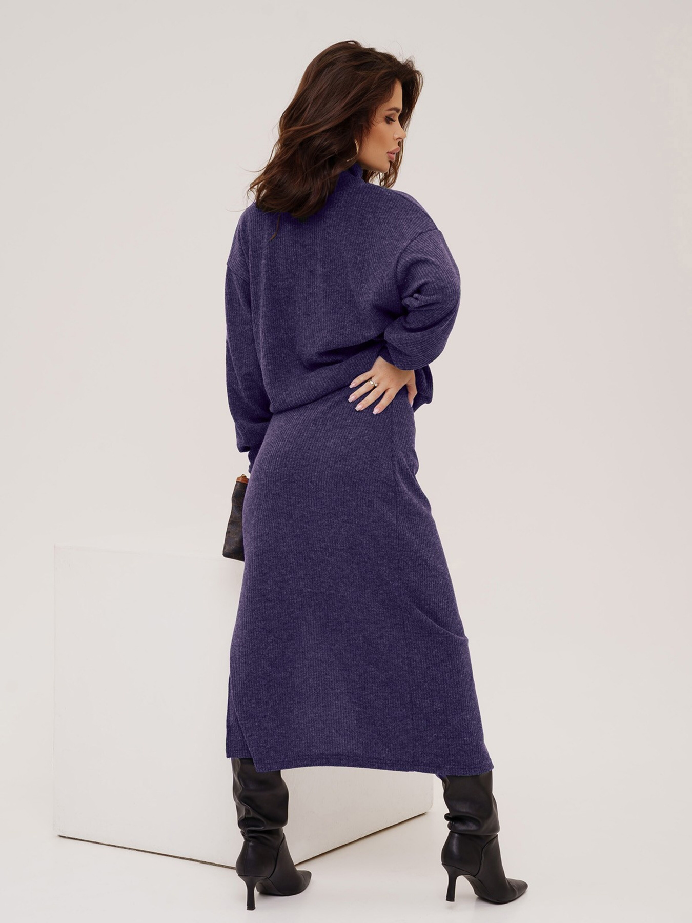 Повседневный костюм ISSA Plus модель 13557_blue Повседневный костюм ISSA Plus модель 13557_blue Фото