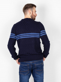 Джемпер ISSA Plus модель GN4-52_darkblue. Фото