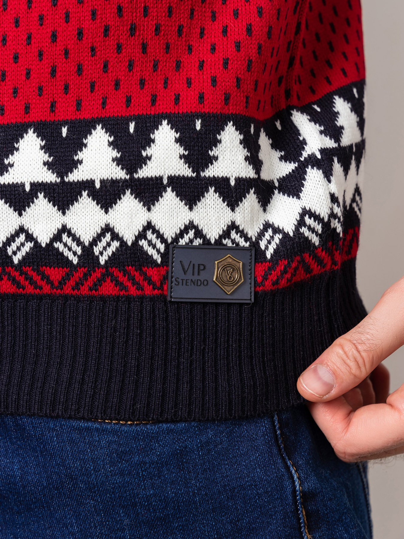 Джемпер ISSA Plus модель GN4-55_blue. Фото