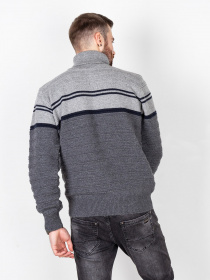 Свитер ISSA Plus модель GN4-53_grey. Фото