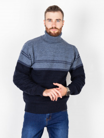 Светр ISSA Plus модель GN4-53_blue. Светр ISSA Plus модель GN4-53_blue. Фото