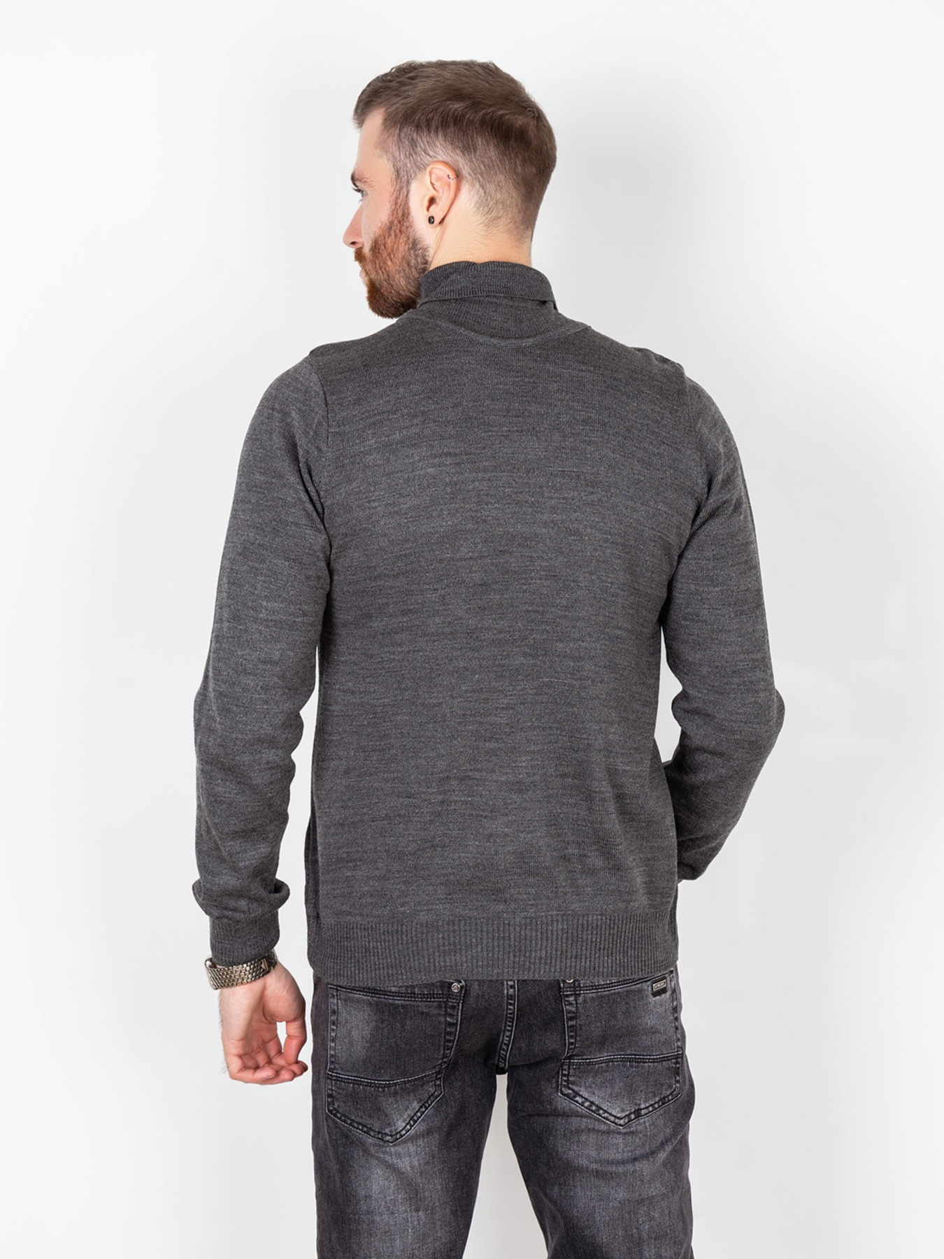 Водолазка ISSA Plus модель GN4-57_grey. Фото