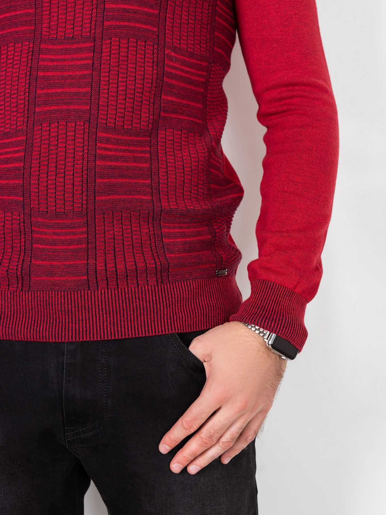 Водолазка ISSA Plus модель GN4-59_red. Водолазка ISSA Plus модель GN4-59_red. Фото