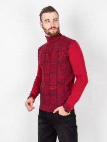 Водолазка ISSA Plus модель GN4-59_red. Водолазка ISSA Plus модель GN4-59_red. Фото