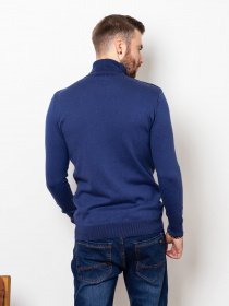 Водолазка ISSA Plus модель GN4-59_blue. Водолазка ISSA Plus модель GN4-59_blue. Фото