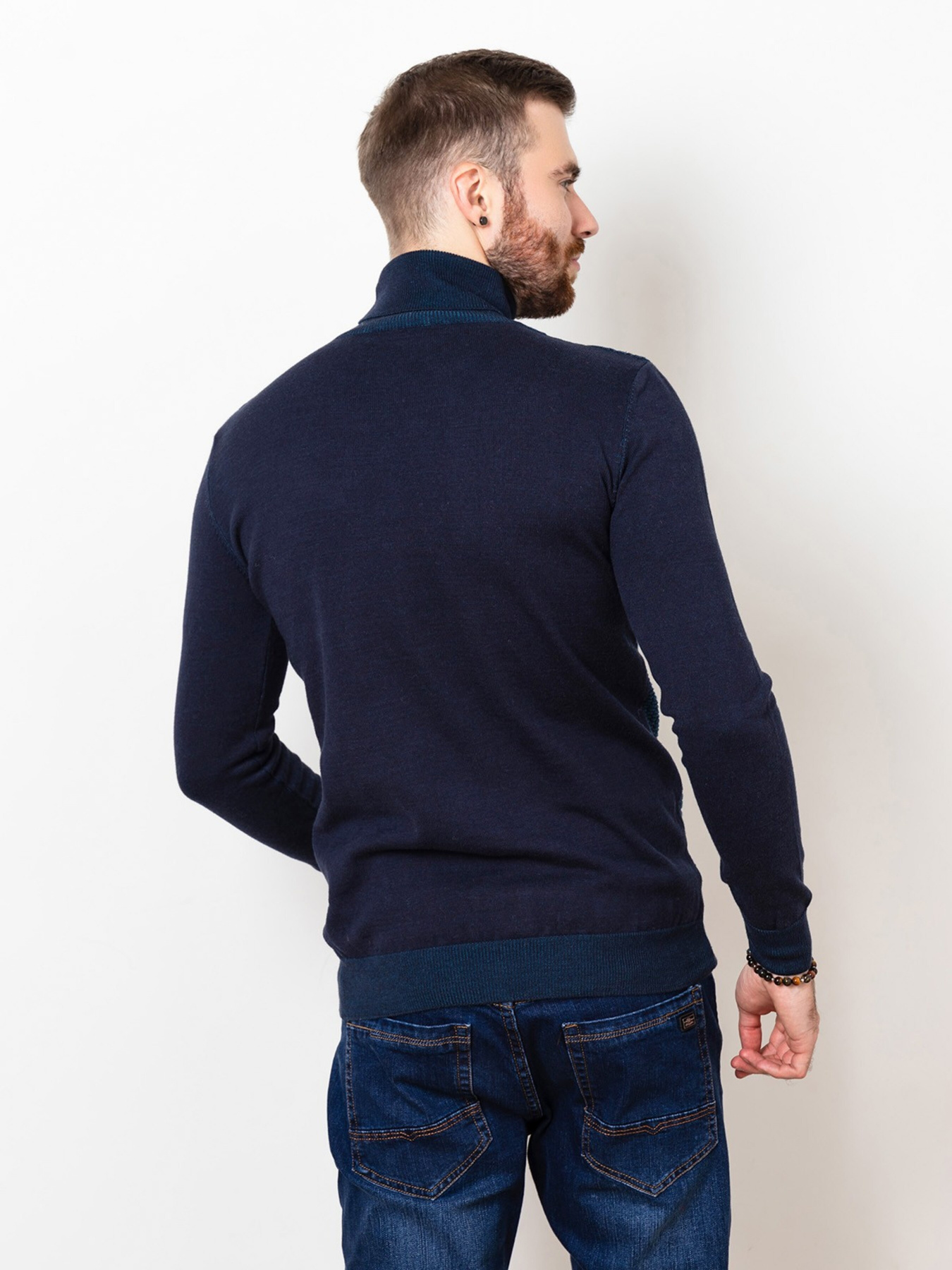 Водолазка ISSA Plus модель GN4-59_darkblue. Фото