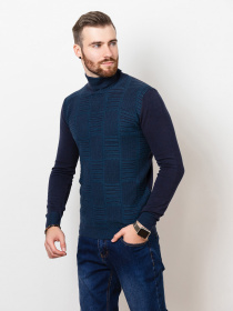 Водолазка ISSA Plus модель GN4-59_darkblue. Фото