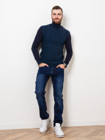 Водолазка ISSA Plus модель GN4-59_darkblue. Фото