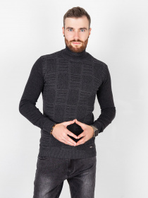 Водолазка ISSA Plus модель GN4-59_black. Фото