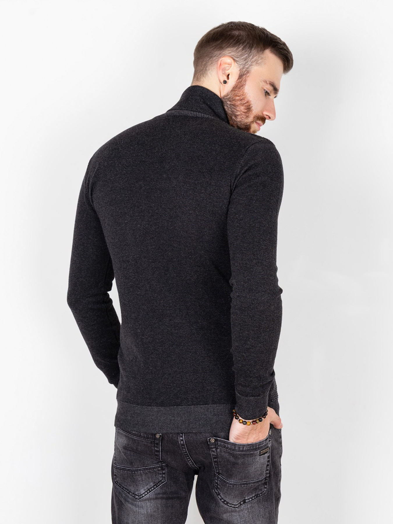 Водолазка ISSA Plus модель GN4-59_black. Водолазка ISSA Plus модель GN4-59_black. Фото