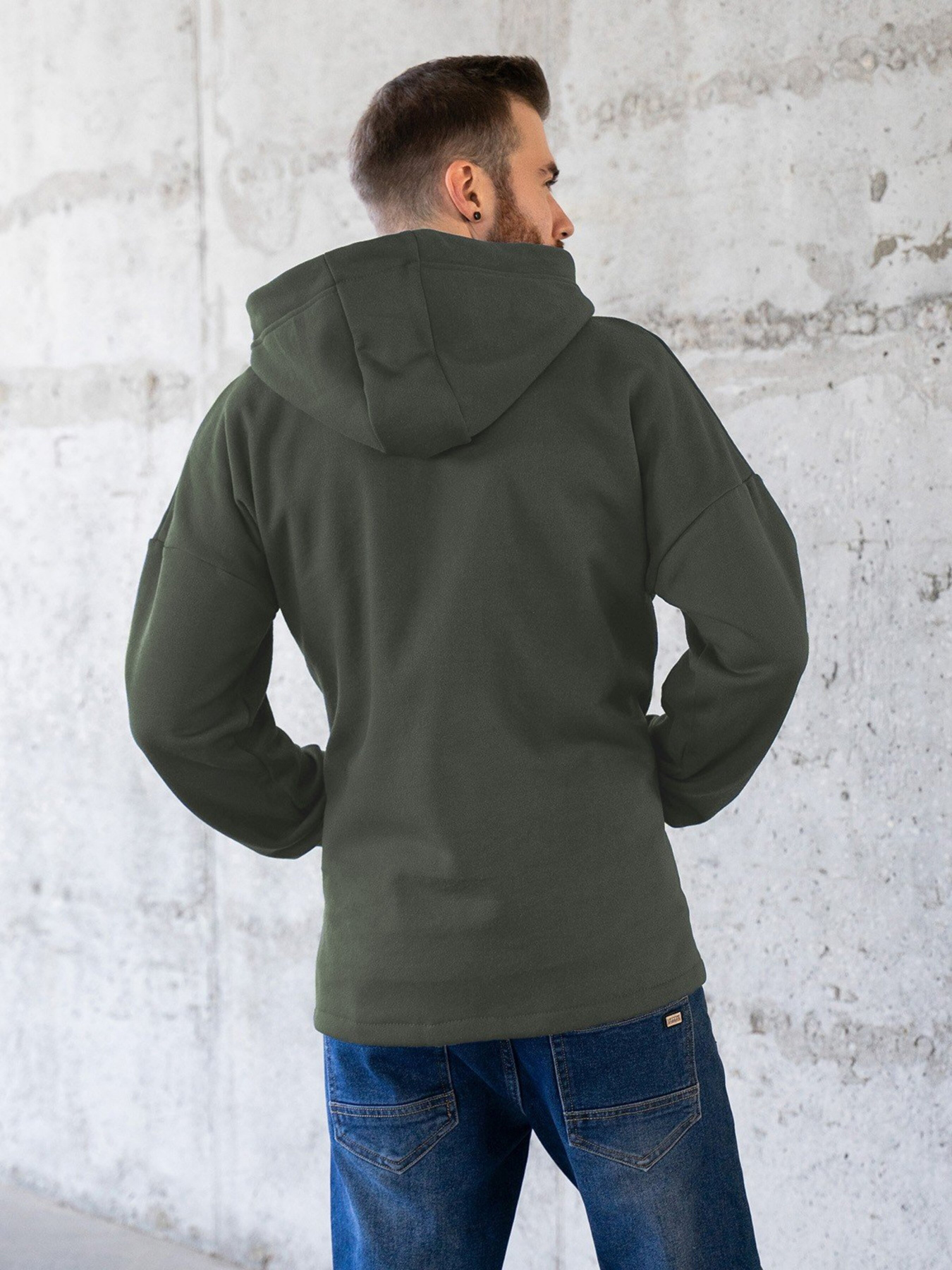 Кофта спортивная ISSA Plus модель GN-465_khaki. Фото