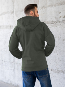 Кофта спортивная ISSA Plus модель GN-465_khaki. Фото