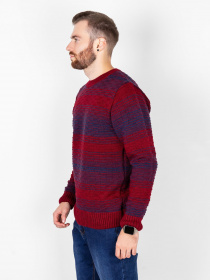 Джемпер ISSA Plus модель GN4-71_burgundy. Фото