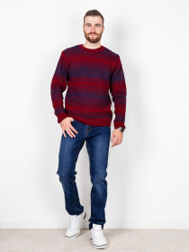 Джемпер ISSA Plus модель GN4-71_burgundy. Фото