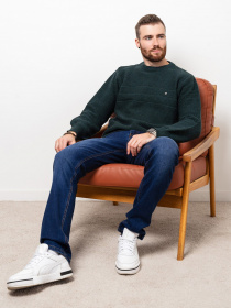 Джемпер ISSA Plus модель GN4-80_green. Фото