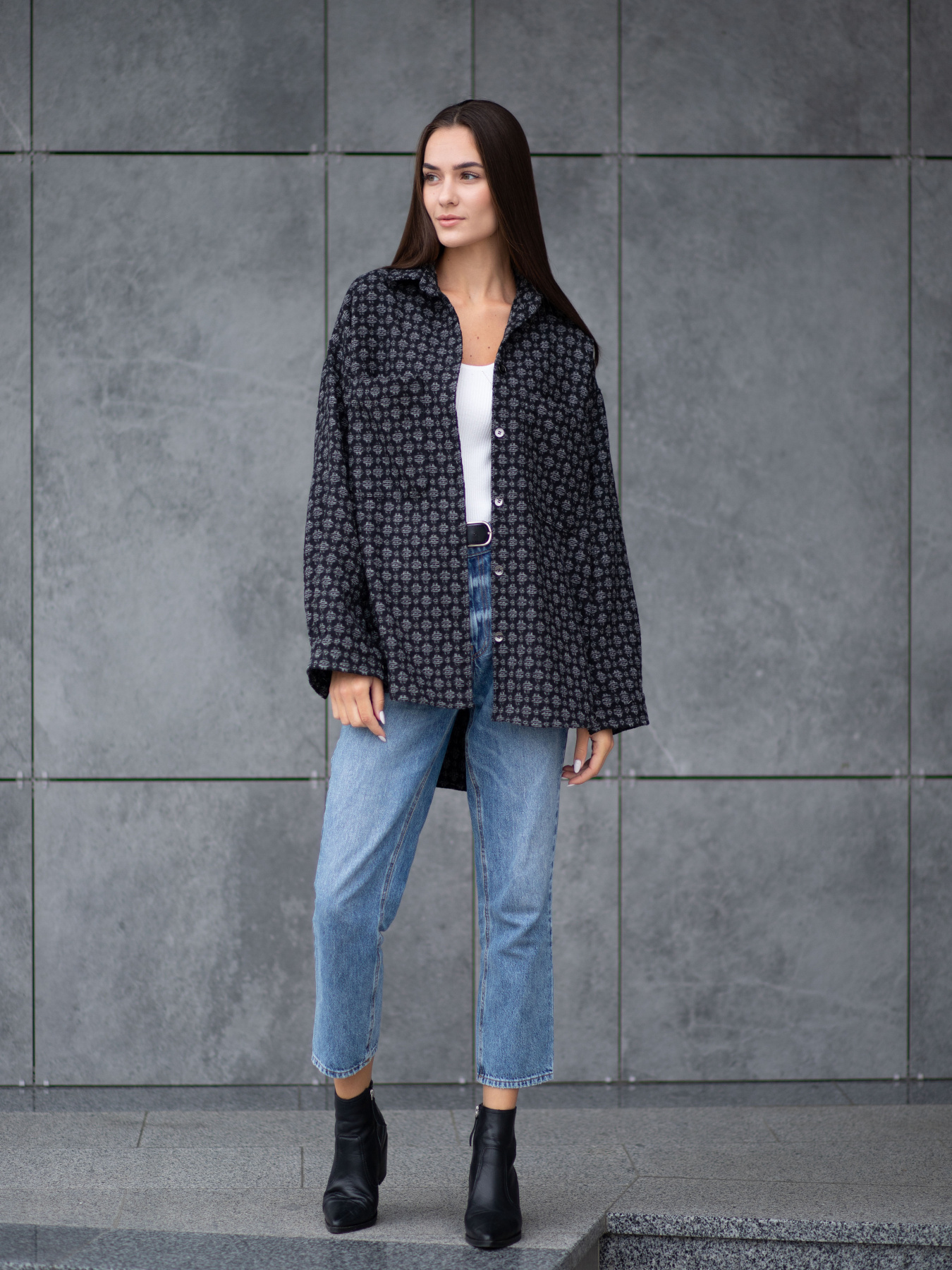 Рубашка повседневная Едельвіка модель 177-22-00 Фото