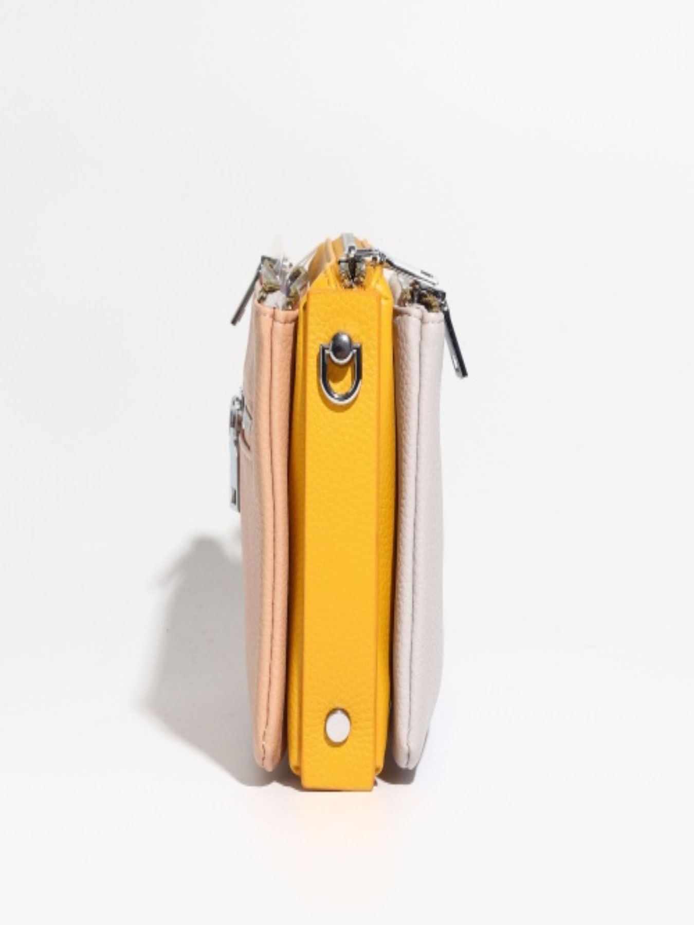 Кросс-боди Angelo Vani модель 3697CR_Yellow-Grey-P-nk Фото