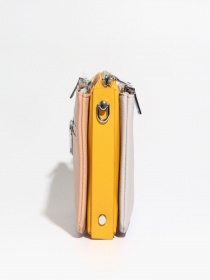 Кросс-боди Angelo Vani модель 3697CR_Yellow-Grey-P-nk Фото