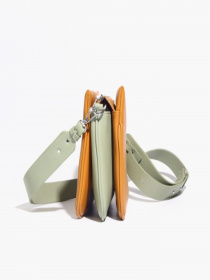 Кросс-боди Angelo Vani модель 3700CR_Brown-Green Фото