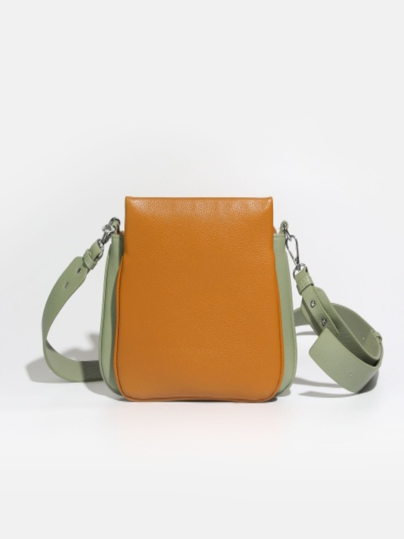 Кросс-боди Angelo Vani модель 3700CR_Brown-Green Фото