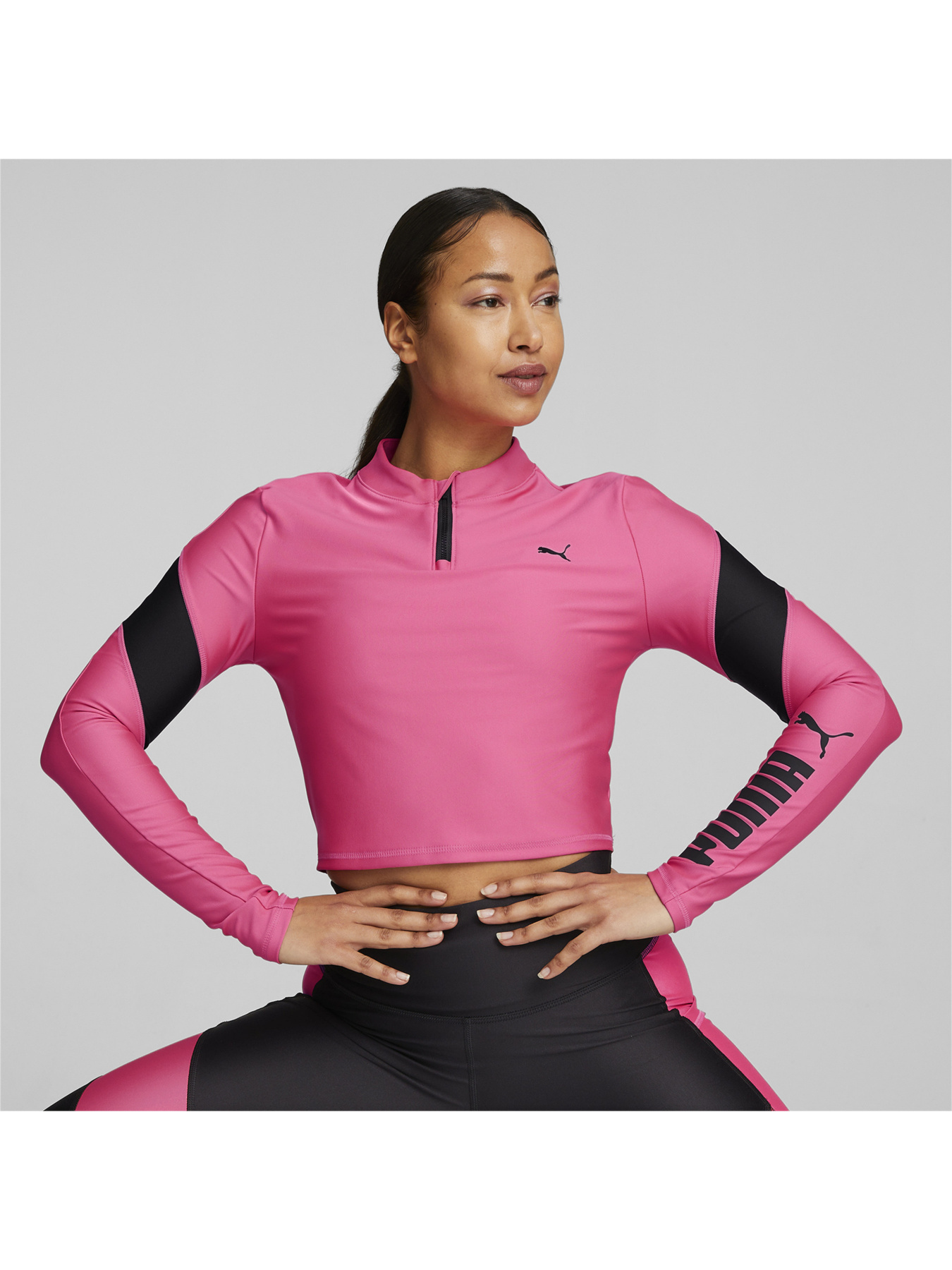 Спортивная кофта PUMA Fit Eversculpt 1/4 Zip модель 522176 Фото