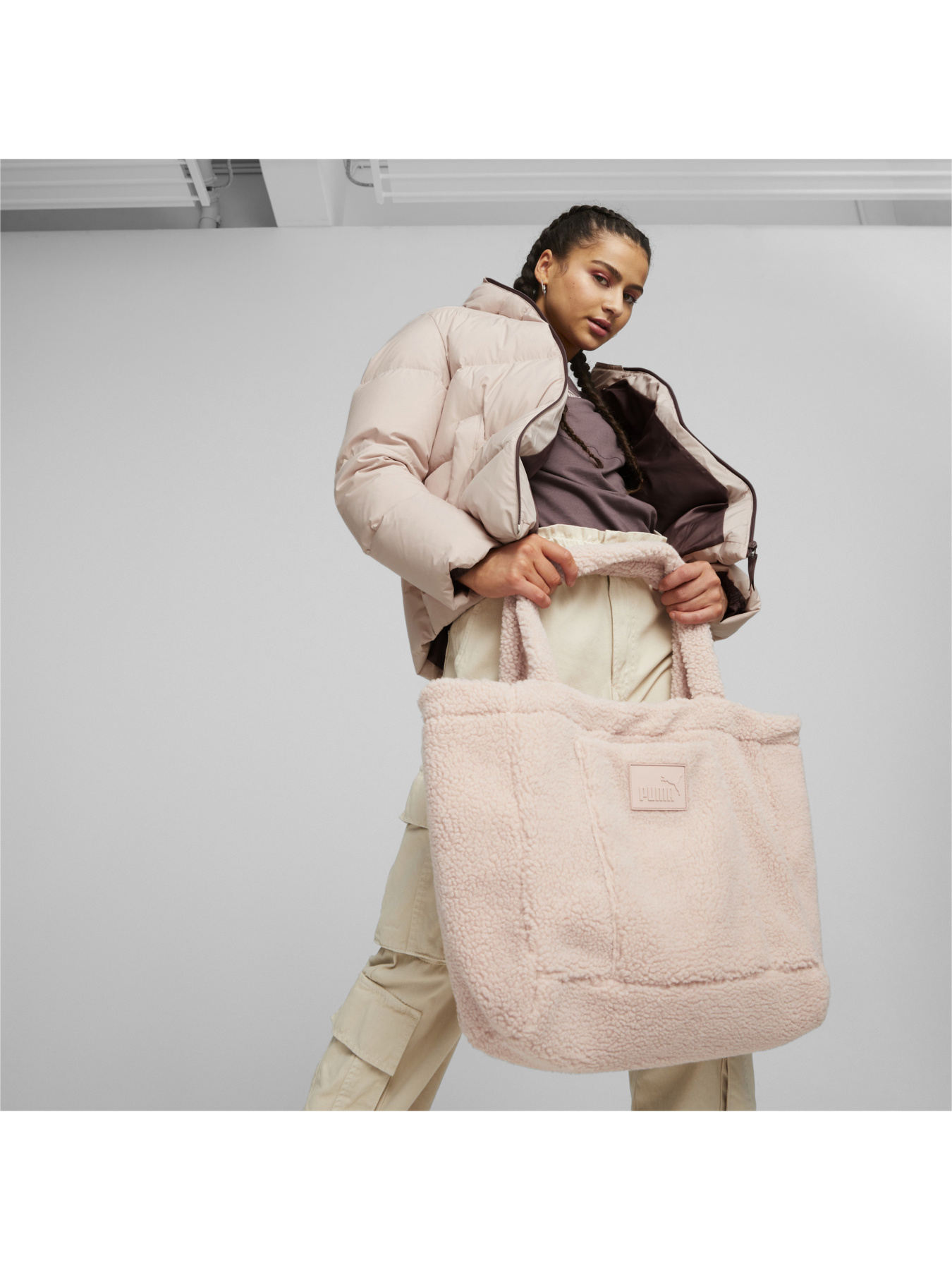 Шоппер PUMA Core Sherpa Tote Bag модель 079163 Фото