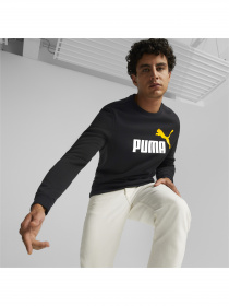 Свитшот PUMA Ess+ 2 Col Big Logo Crew модель 586762 Свитшот PUMA Ess+ 2 Col Big Logo Crew модель 586762 Фото