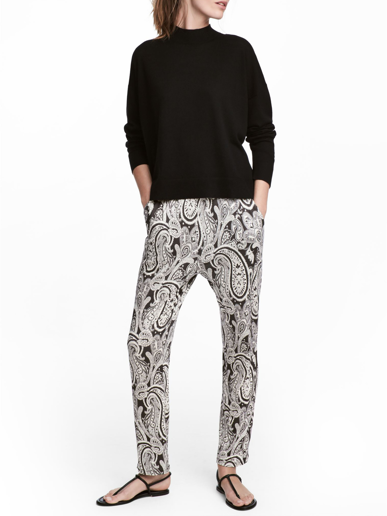 Брюки повседневные H&M модель 54045 Фото