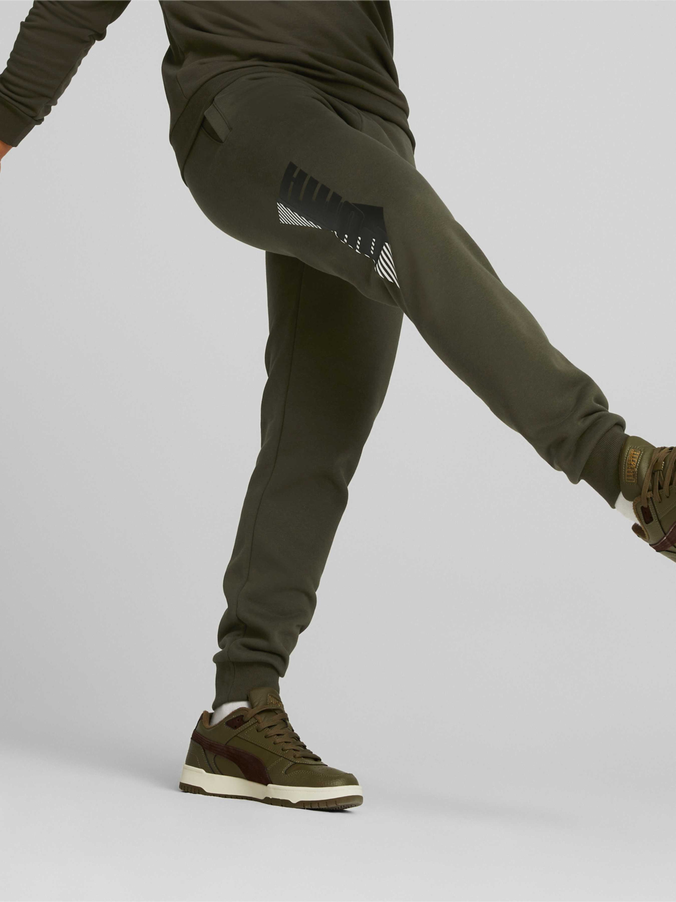 Брюки PUMA Power Logo Sweatpants модель 849796 Брюки PUMA Power Logo Sweatpants модель 849796 Фото