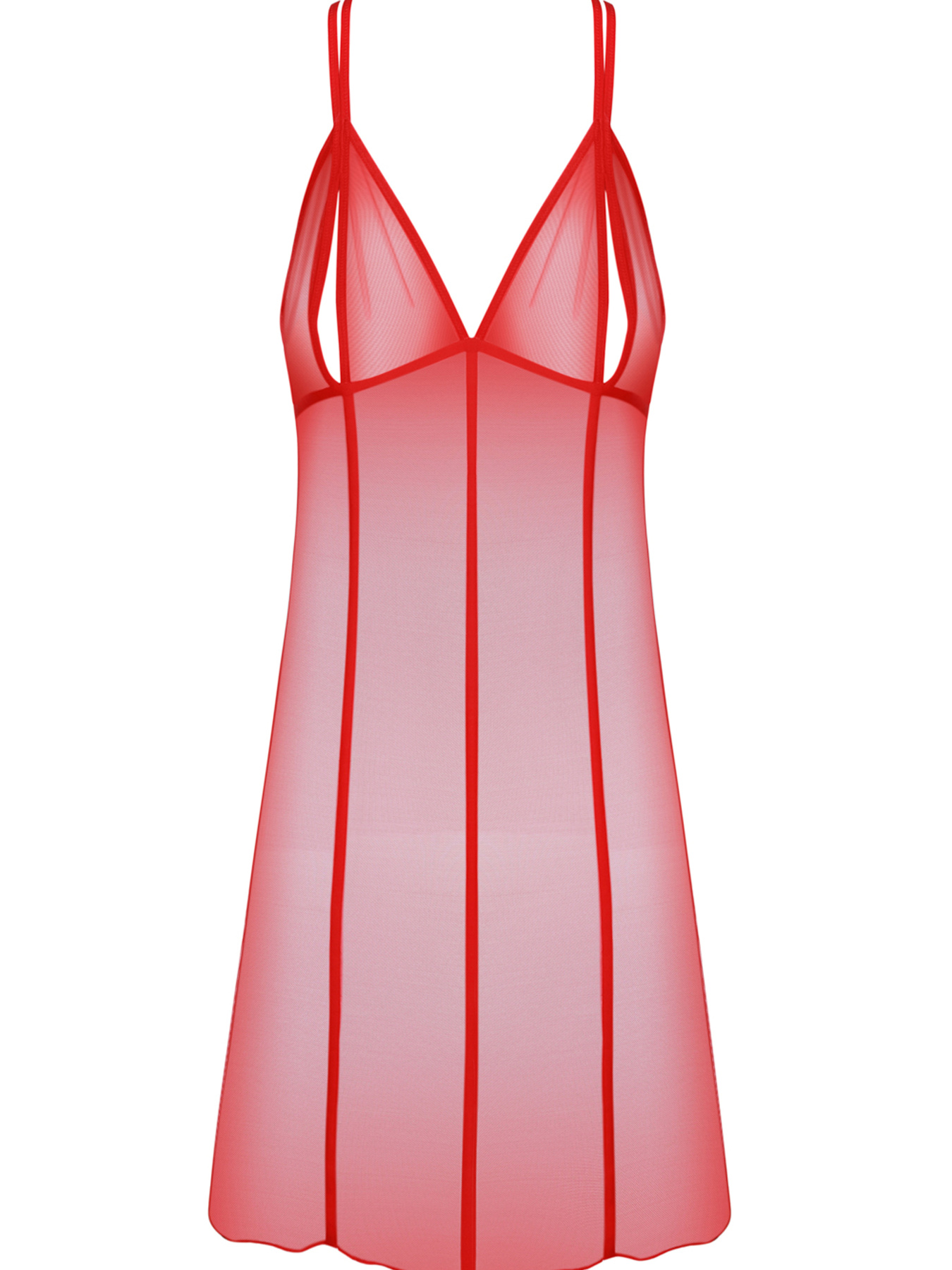 Нічна сорочка Brabrabra модель SLZ22003002_reddened Фото