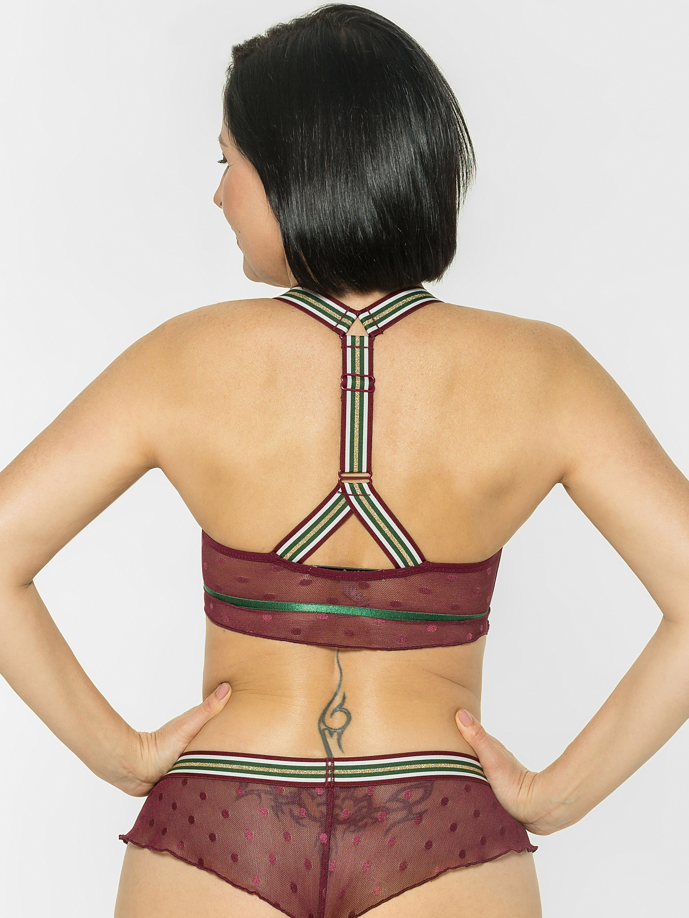 Бюстгальтер Brabrabra модель SLZ21501017_darkred Фото