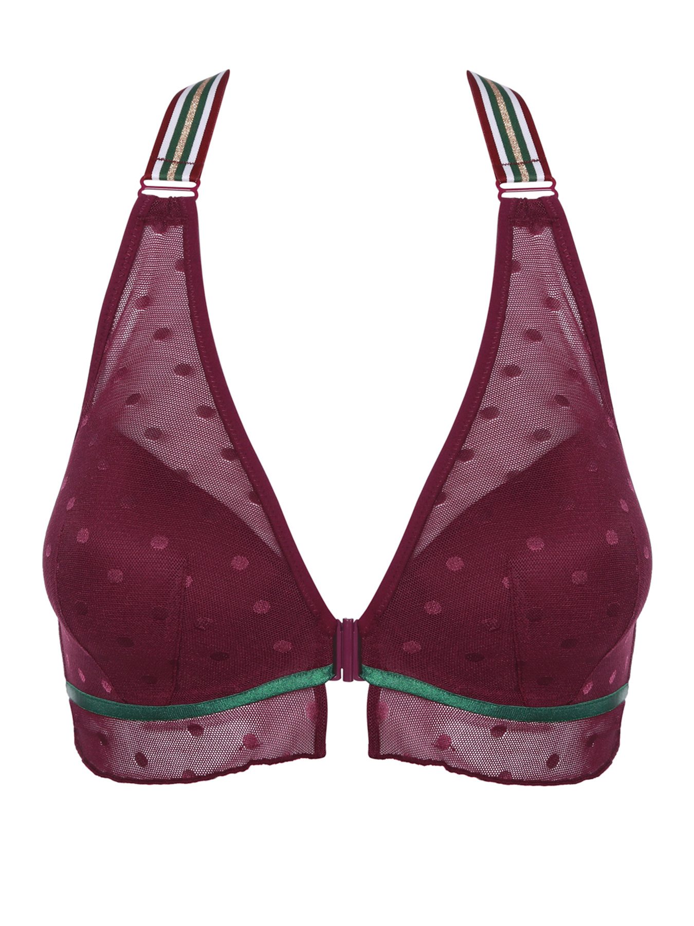 Бюстгальтер Brabrabra модель SLZ21501017_darkred Фото