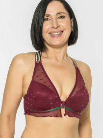 Бюстгальтер Brabrabra модель SLZ21501017_darkred Фото