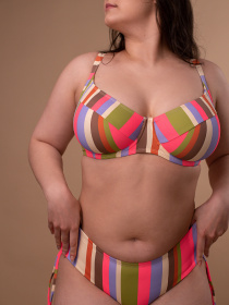 Верх купальника Brabrabra модель SO226477_colorstrips Верх купальника Brabrabra модель SO226477_colorstrips Фото