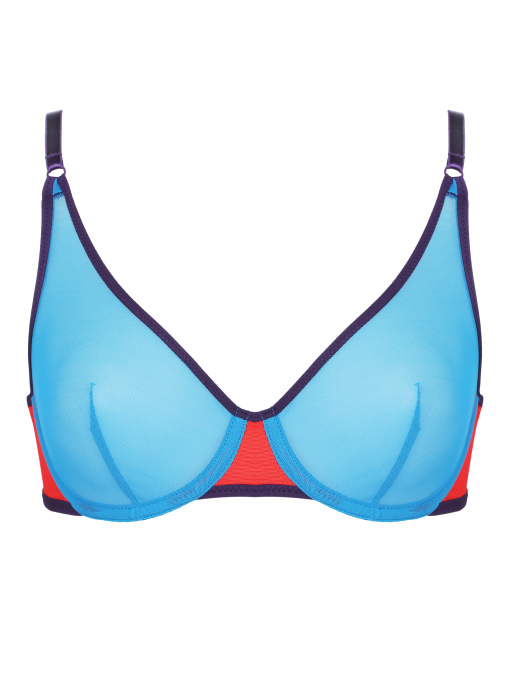 Бюстгальтер Brabrabra модель SLZ22301006_bluewithred Фото