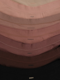 Набір трусів Brabrabra модель SLZ24602101_sand-cream-nude-darknude-beige Фото