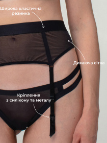 Нижнее белье Brabrabra Пояс для панчох модель SLZ22102006_black Фото