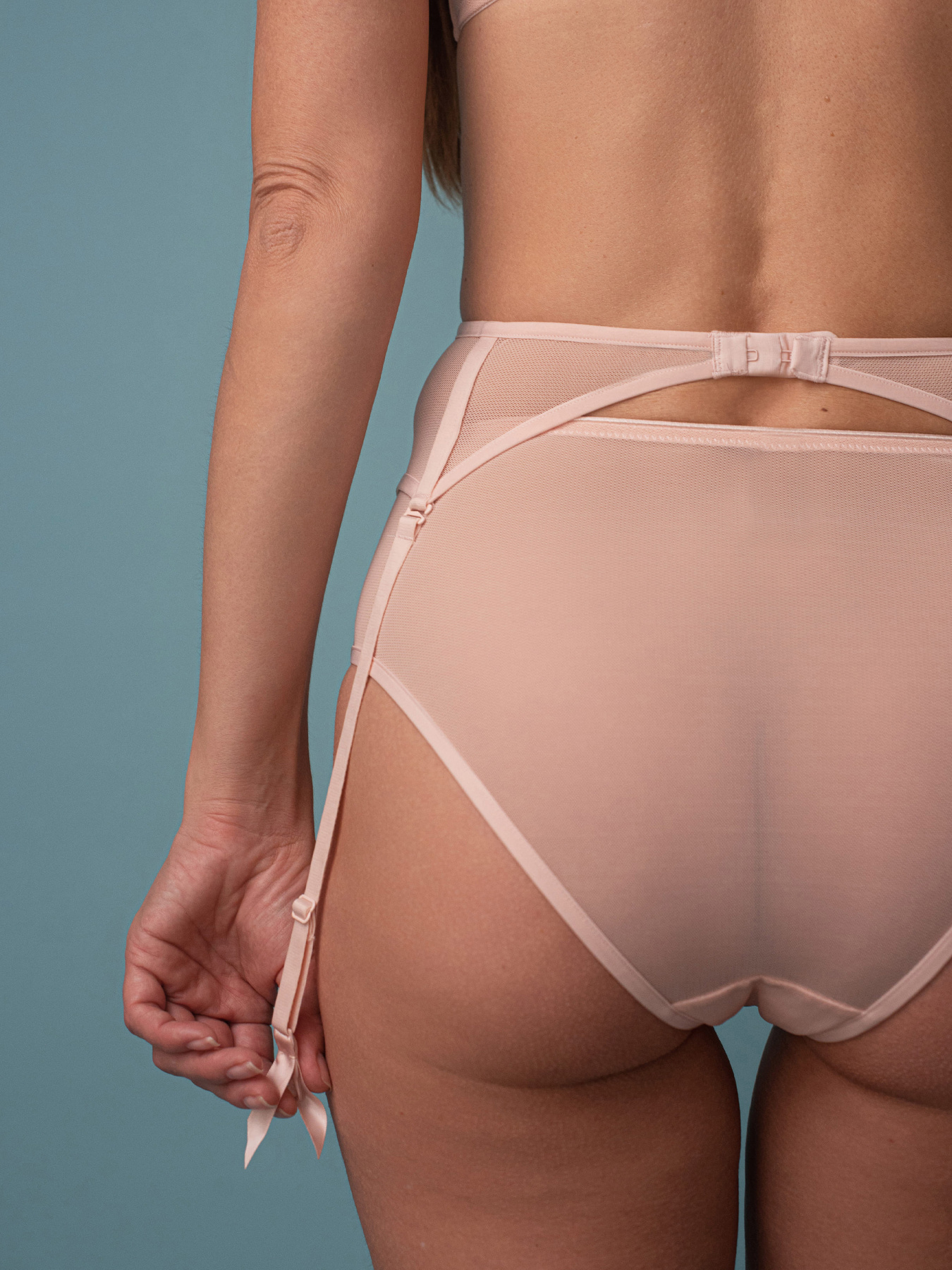 Нижнее белье Brabrabra Пояс для панчох модель SLZ23602006_powder Фото