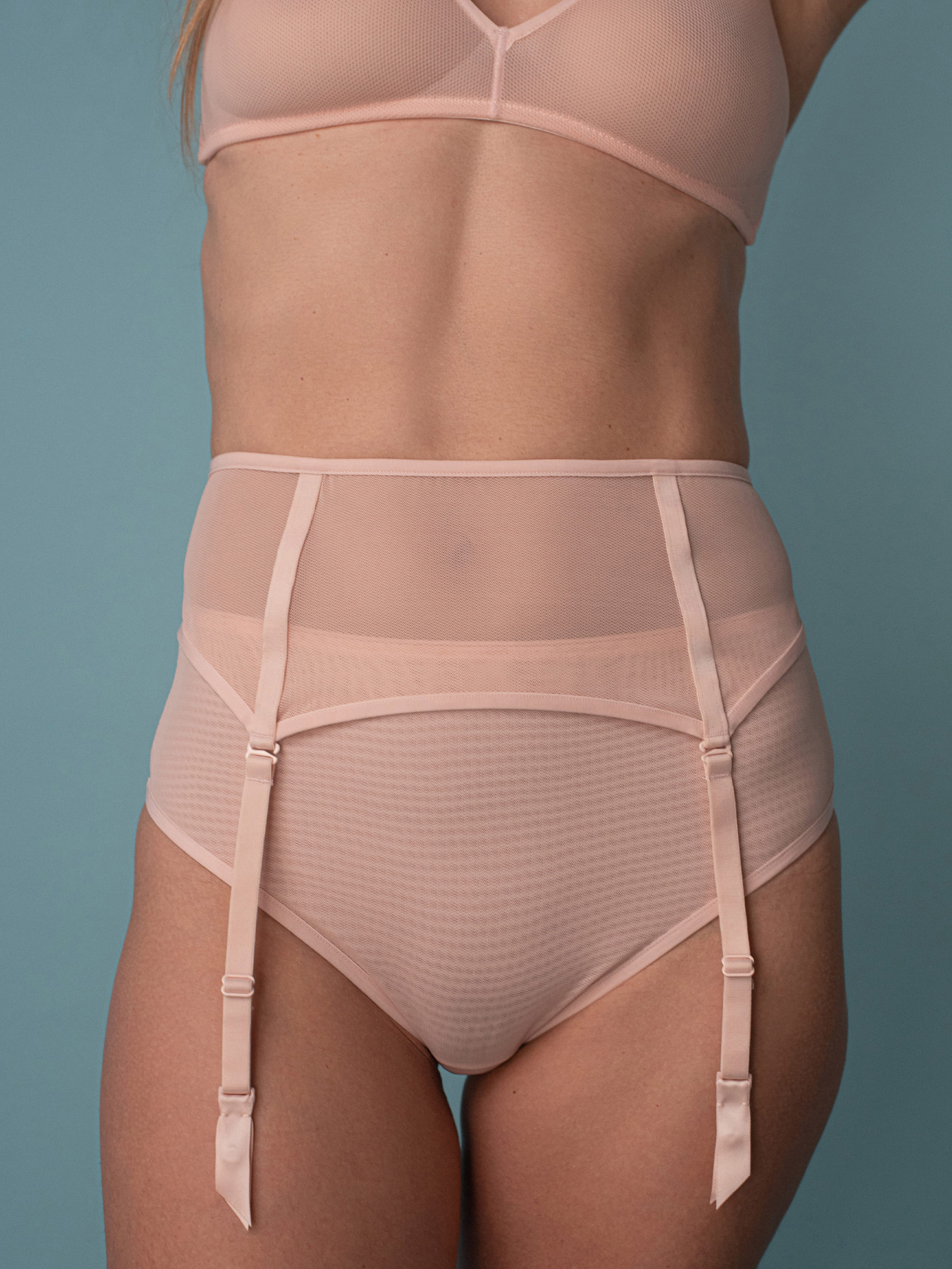 Нижня білизна Brabrabra Пояс для панчох модель SLZ23602006_powder Фото