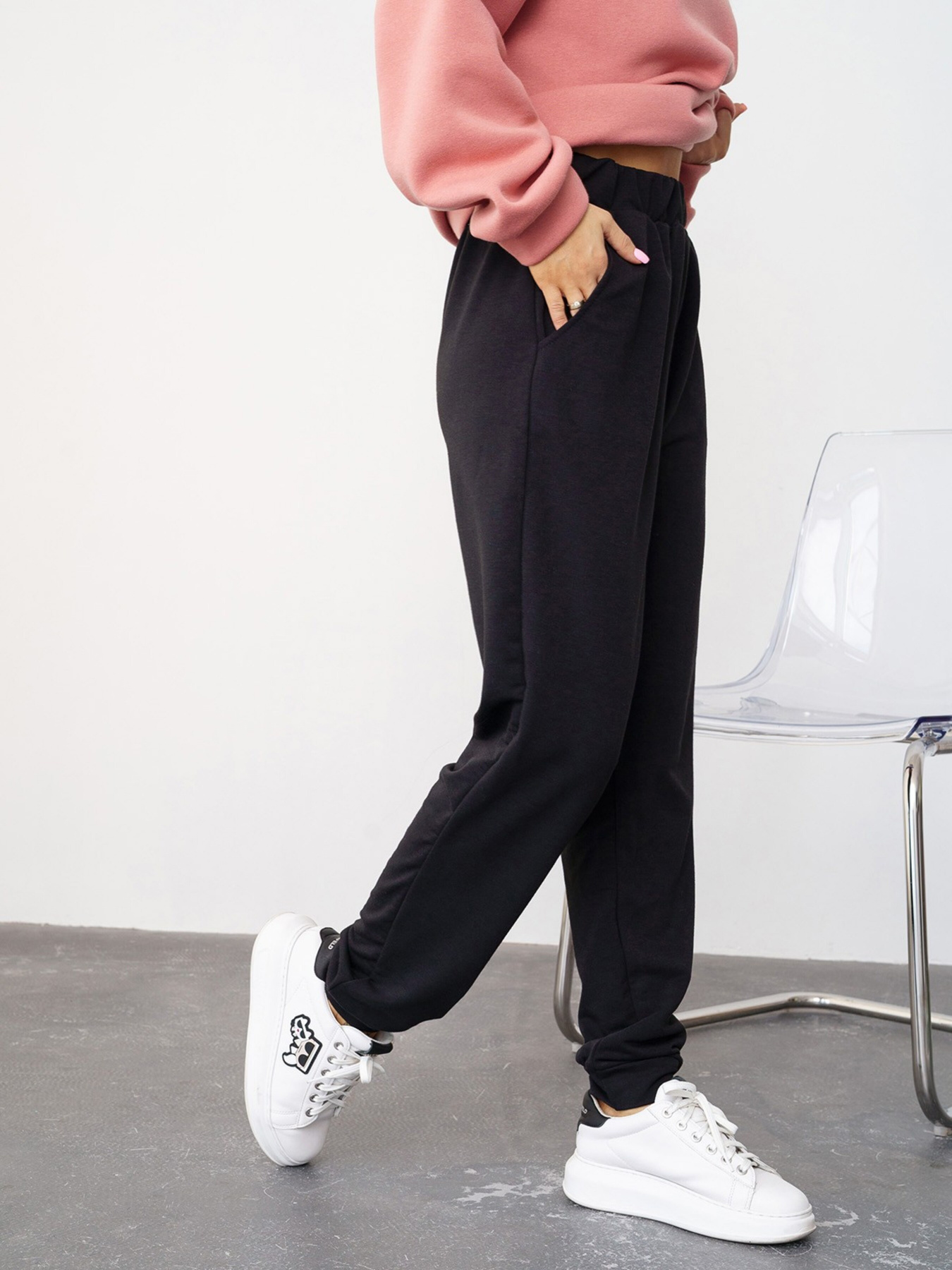 Штани спортивні ISSA Plus модель 13567_black Фото