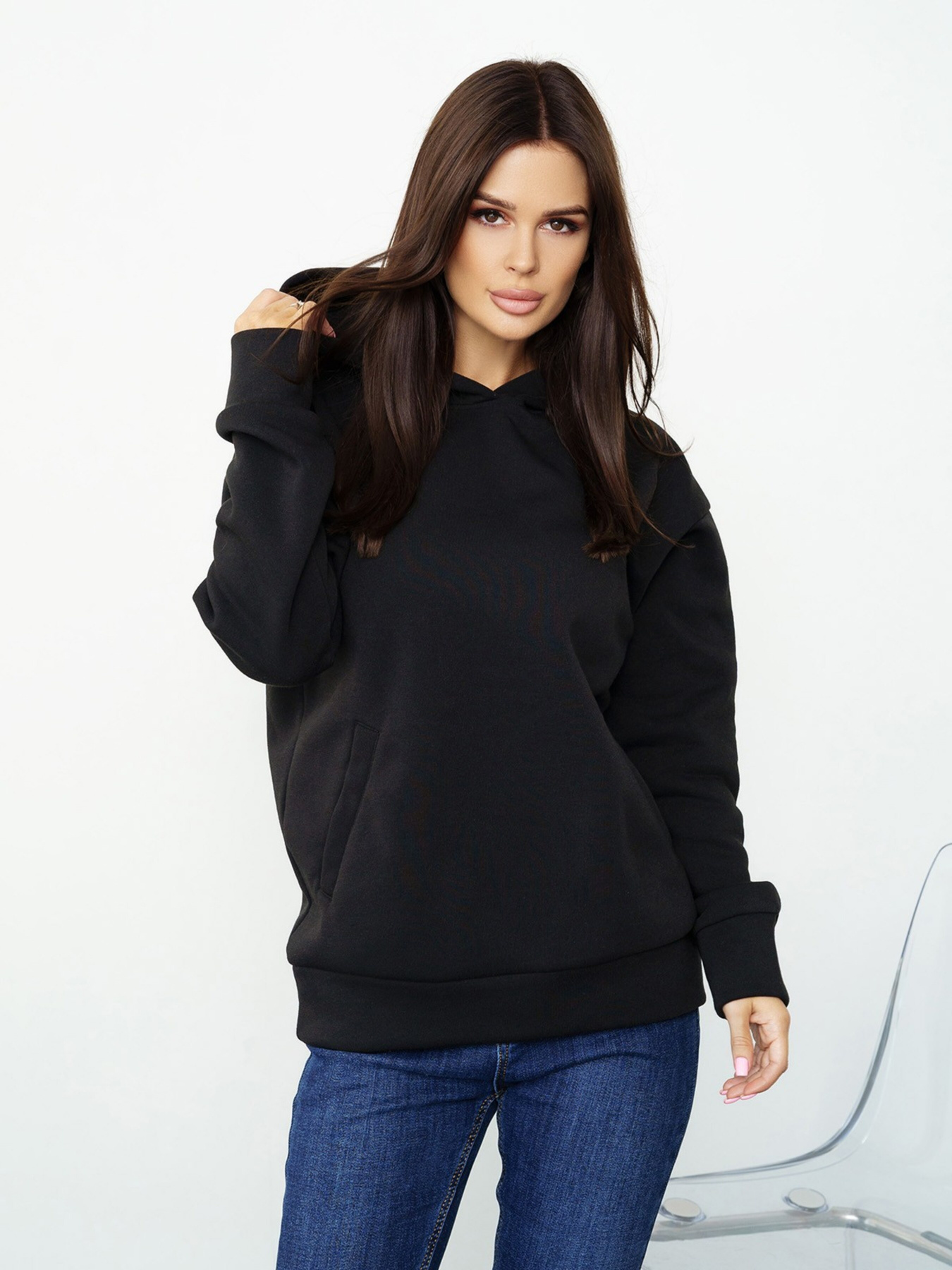 Худі ISSA Plus модель 13563_black Фото